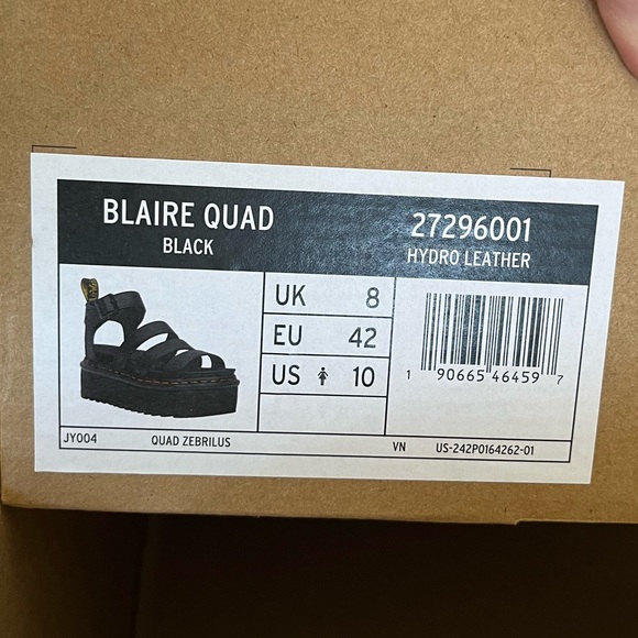 Dr. Marten BLAIRE HYDRO LEATHER PLATFORM STRAP SANDALS - Picture 4 of 4